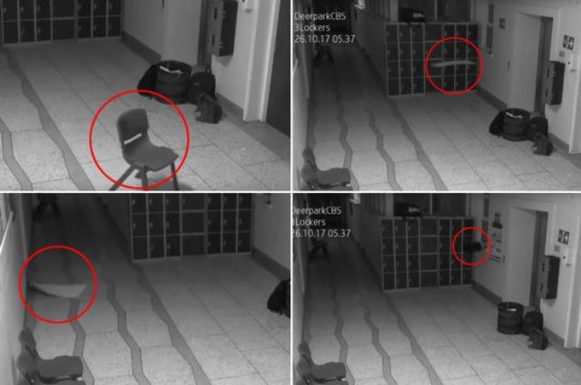В школе ирландского города Корк снова засняли на видео проделки хулигана