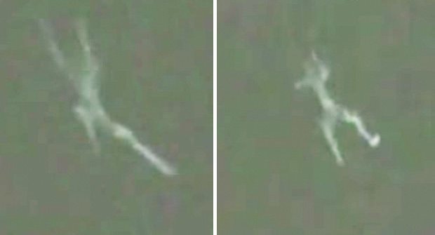 Турист заснял в пещере белое гуманоидное существо, карабкающееся по стене