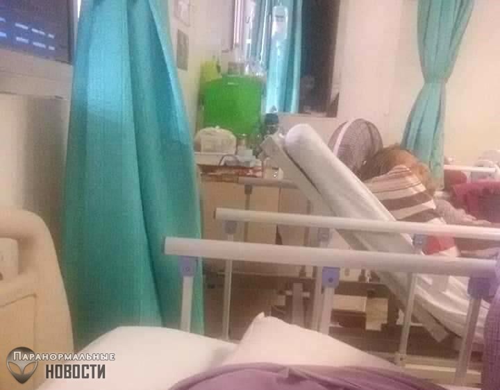 В больнице засняли пугающее лицо, смотрящее в окно палаты на пятом этаже 